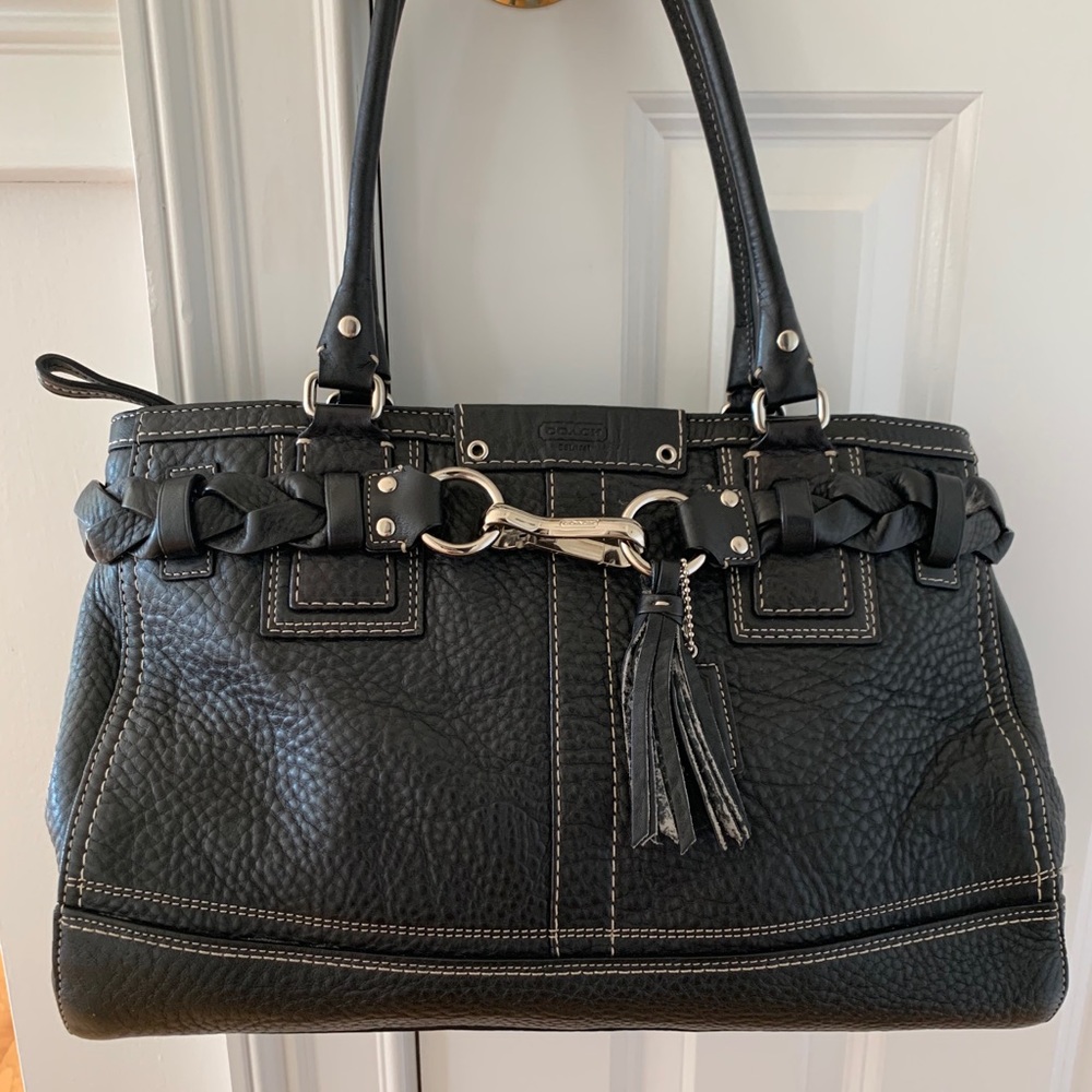 Coach vintage leather satchel